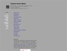 Tablet Screenshot of antonmeier-galerie.ch